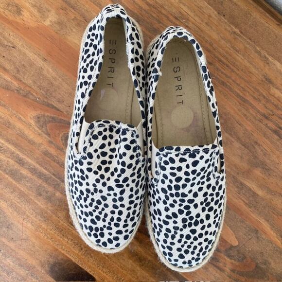 Esprit Nadine Espadrille Slip-On Shoes - Size 8.5 - Picture 3 of 8